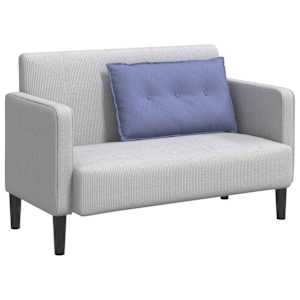 Polštář na záda Modrá džínovina 80 x 19 x 50 cm textil - obrázek 3