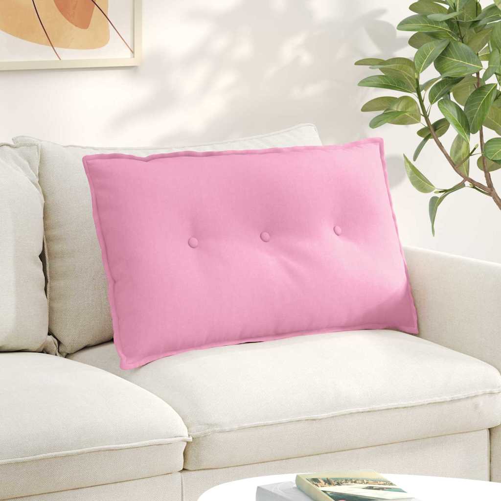 Casă & grădină - Perna pentru spate Roz 80 x 19 x 50 cm țesătură