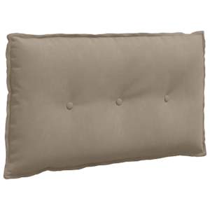 Polštář na záda Taupe 80 x 50 cm Mikrovlákno - obrázek 2