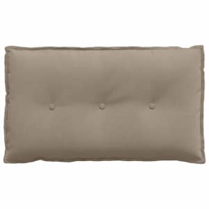 Polštář na záda Taupe 80 x 50 cm Mikrovlákno - obrázek 5