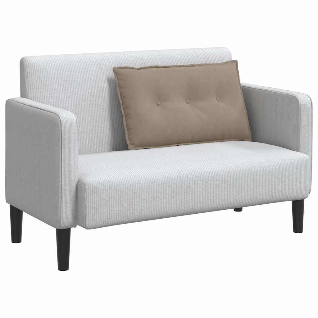 Thumbnail - vidaXL Rückenkissen Taupe 80 x 50 cm Mikrofaserstoff