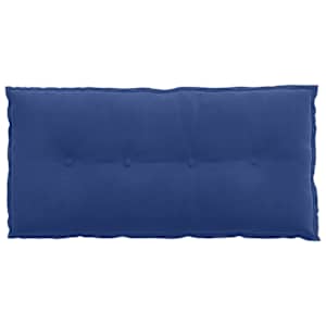 Polštář na záda Policová modrá 100 x 50 cm Žebrovaná látka - obrázek 6