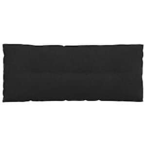 Polštář na záda Černá 120 x 19 x 50 cm textil - obrázek 6