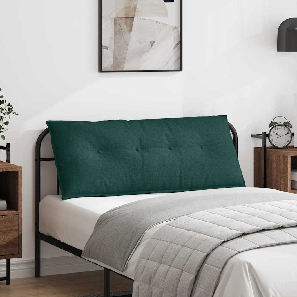 Casă & grădină - Perna pentru spate Verde închis 120 x 19 x 50 cm țesătură