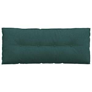 Polštář na záda Tmavě zelená 120 x 19 x 50 cm textil - obrázek 6