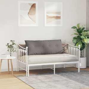 Polštář na záda Taupe 120 x 19 x 50 cm textil - obrázek 4