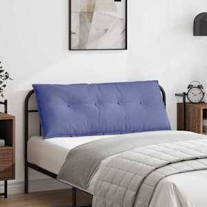Polštář na záda Modrá džínovina 120 x 19 x 50 cm textil - obrázek 1