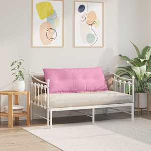 Polštář na záda Růžová 120 x 19 x 50 cm textil - obrázek 4