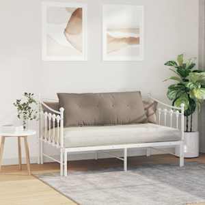 Polštář na záda Taupe 120 x 50 cm Mikrovlákno - obrázek 4