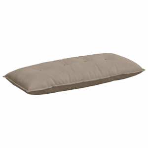 Polštář na záda Taupe 120 x 50 cm Mikrovlákno - obrázek 2