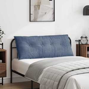 Poglavni vzglavnik Modra 120 x 50 cm Žametna tkanina