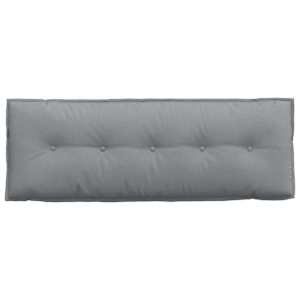 Polštář na záda Světle šedá 140 x 19 x 50 cm textil - obrázek 6
