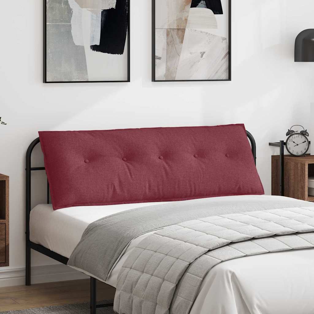 Casă & grădină - Perna pentru spate Roșu Vin 140 x 19 x 50 cm țesătură
