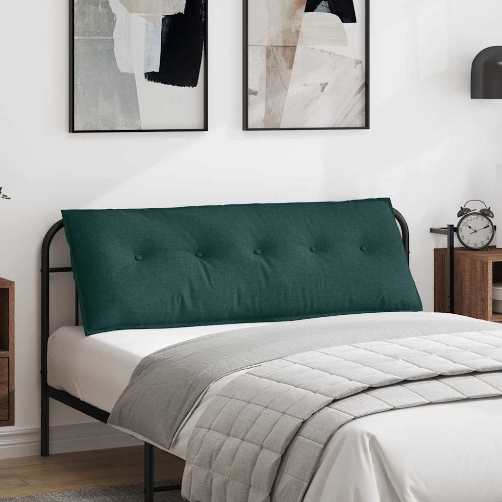Casă & grădină - Perna pentru spate Verde închis 140 x 19 x 50 cm țesătură