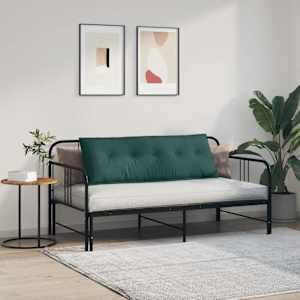Polštář na záda Tmavě zelená 140 x 19 x 50 cm textil - obrázek 4