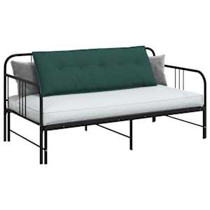 Polštář na záda Tmavě zelená 140 x 19 x 50 cm textil - obrázek 3