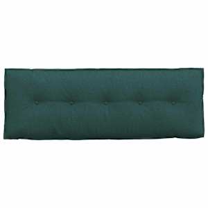 Polštář na záda Tmavě zelená 140 x 19 x 50 cm textil - obrázek 6