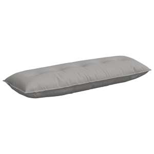 Polštář na záda Oblačno šedá 140 x 19 x 50 cm textil - obrázek 2