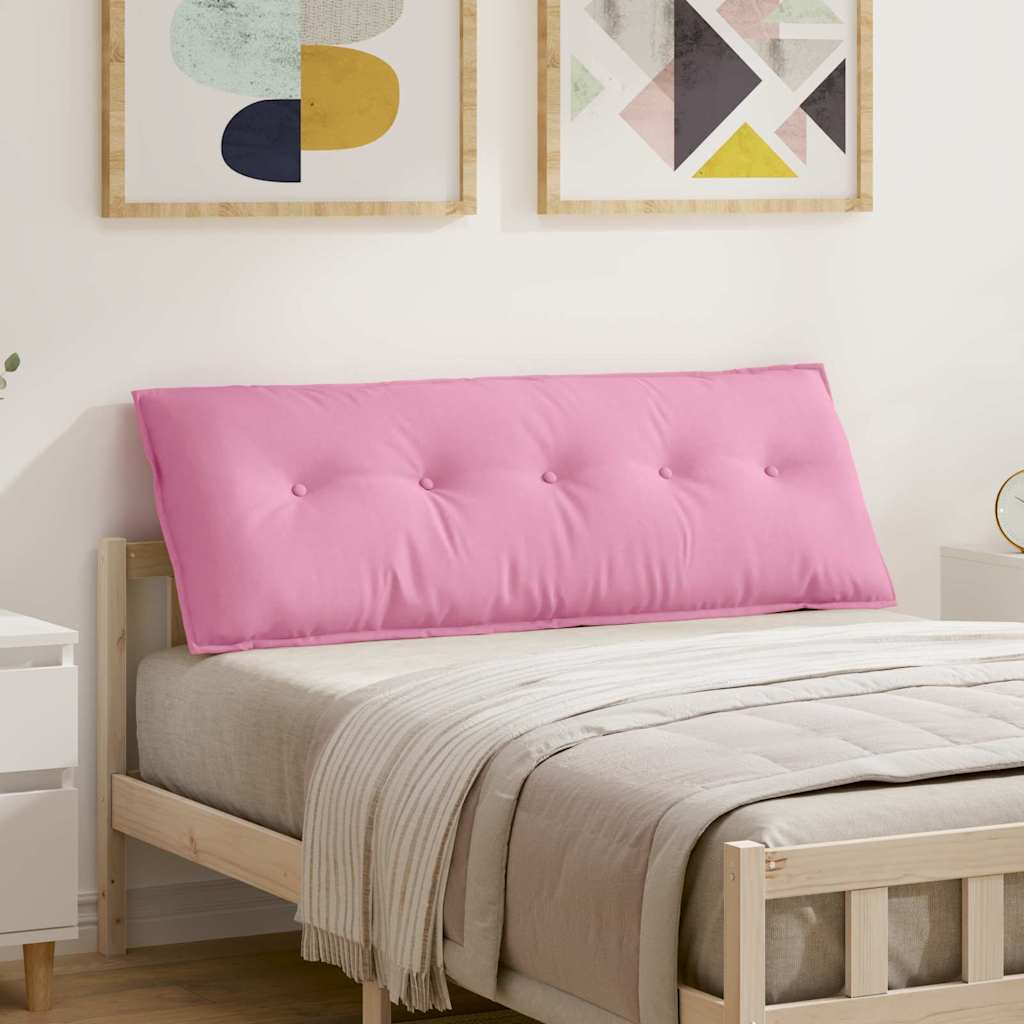 Casă & grădină - Perna pentru spate Roz 140 x 19 x 50 cm țesătură