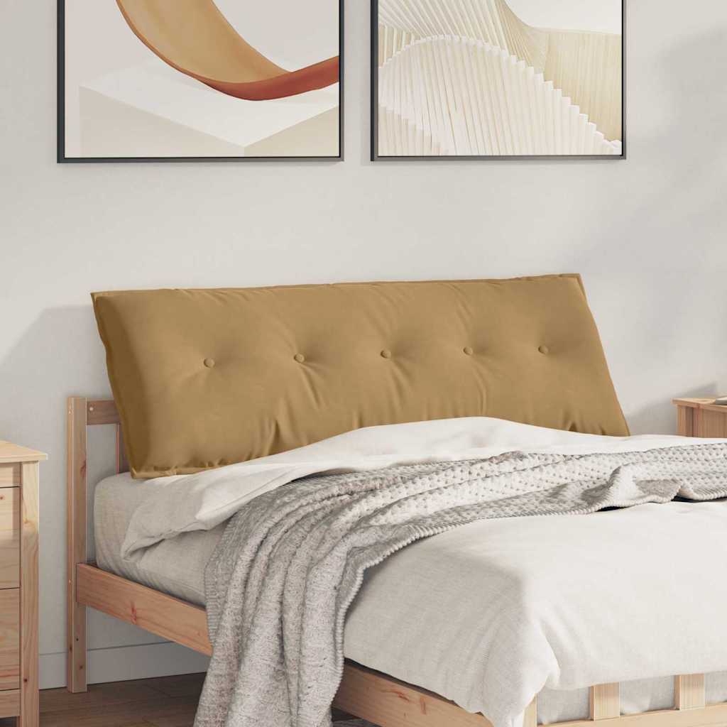 Casă & grădină - Perna pentru spate Maro 140 x 50 cm Țesătură din corduroy