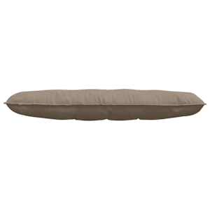 Polštář na záda Taupe 140 x 50 cm Mikrovlákno - obrázek 5