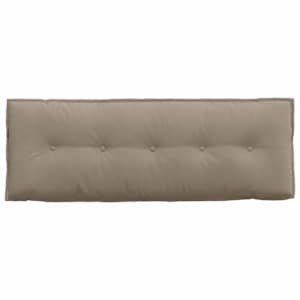 Polštář na záda Taupe 140 x 50 cm Mikrovlákno - obrázek 6