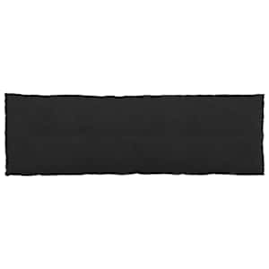 Polštář na záda Černá 160 x 19 x 50 cm textil - obrázek 6