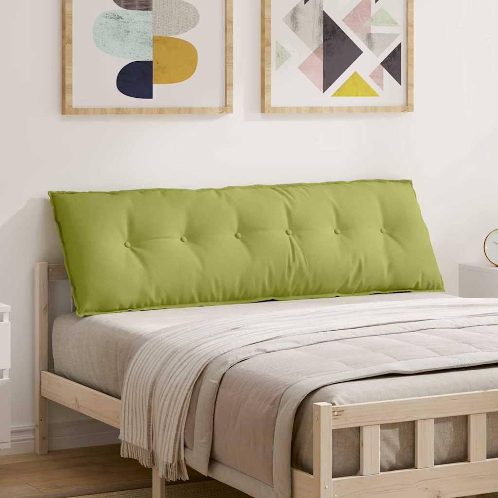 vidaXL Rückenkissen Hellgrün 160 x 19 x 50 cm Stoff