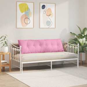 Polštář na záda Růžová 160 x 19 x 50 cm textil - obrázek 4