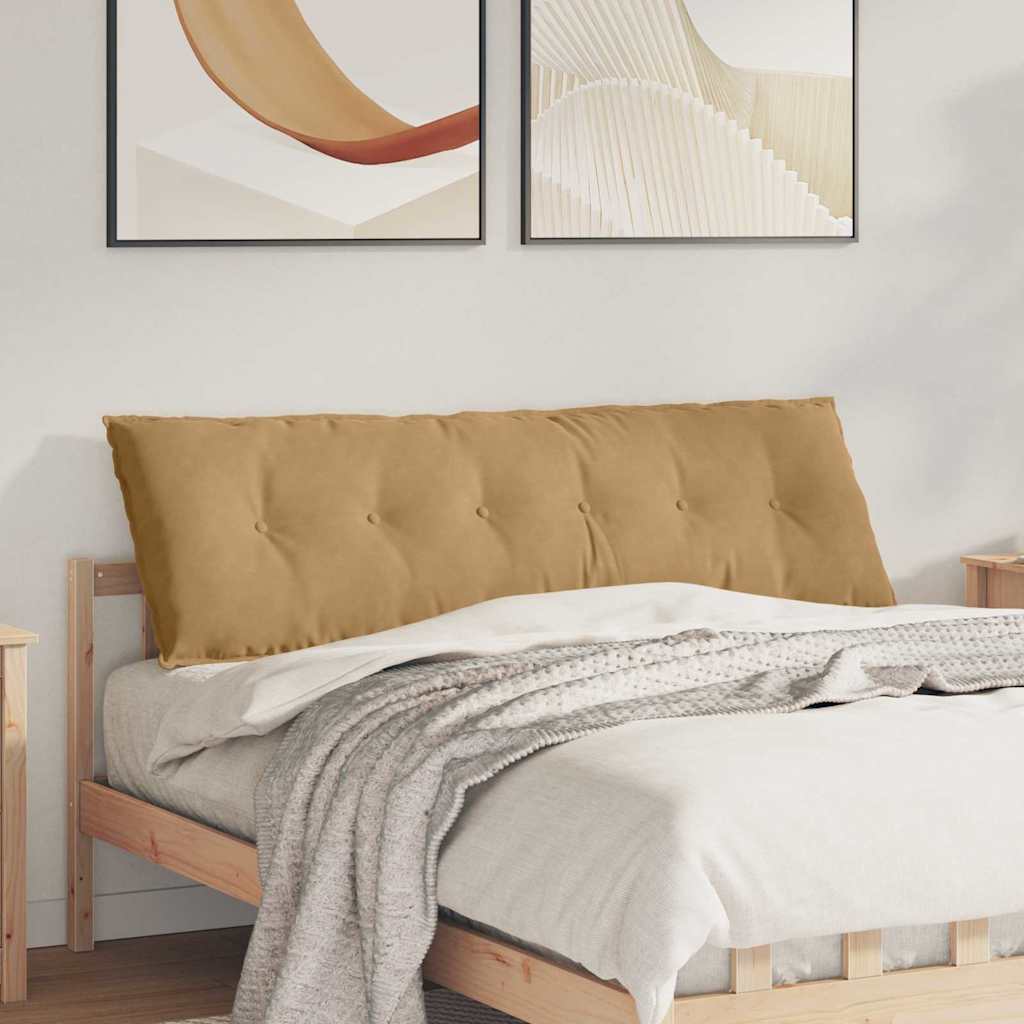 vidaXL Rückenkissen Braun 160 x 50 cm Cordstoff