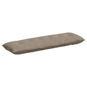 Polštář na záda Taupe 160 x 50 cm Mikrovlákno - obrázek 2