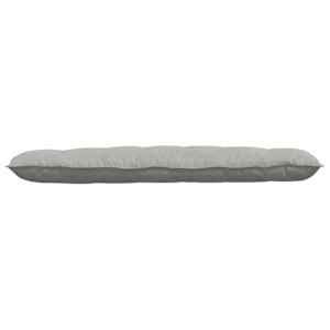Polštář na záda Světle šedá 160 x 50 cm Mikrovlákno - obrázek 5