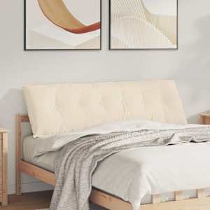 Polštář na záda Béžová 160 x 50 cm Mikrovlákno - obrázek 1