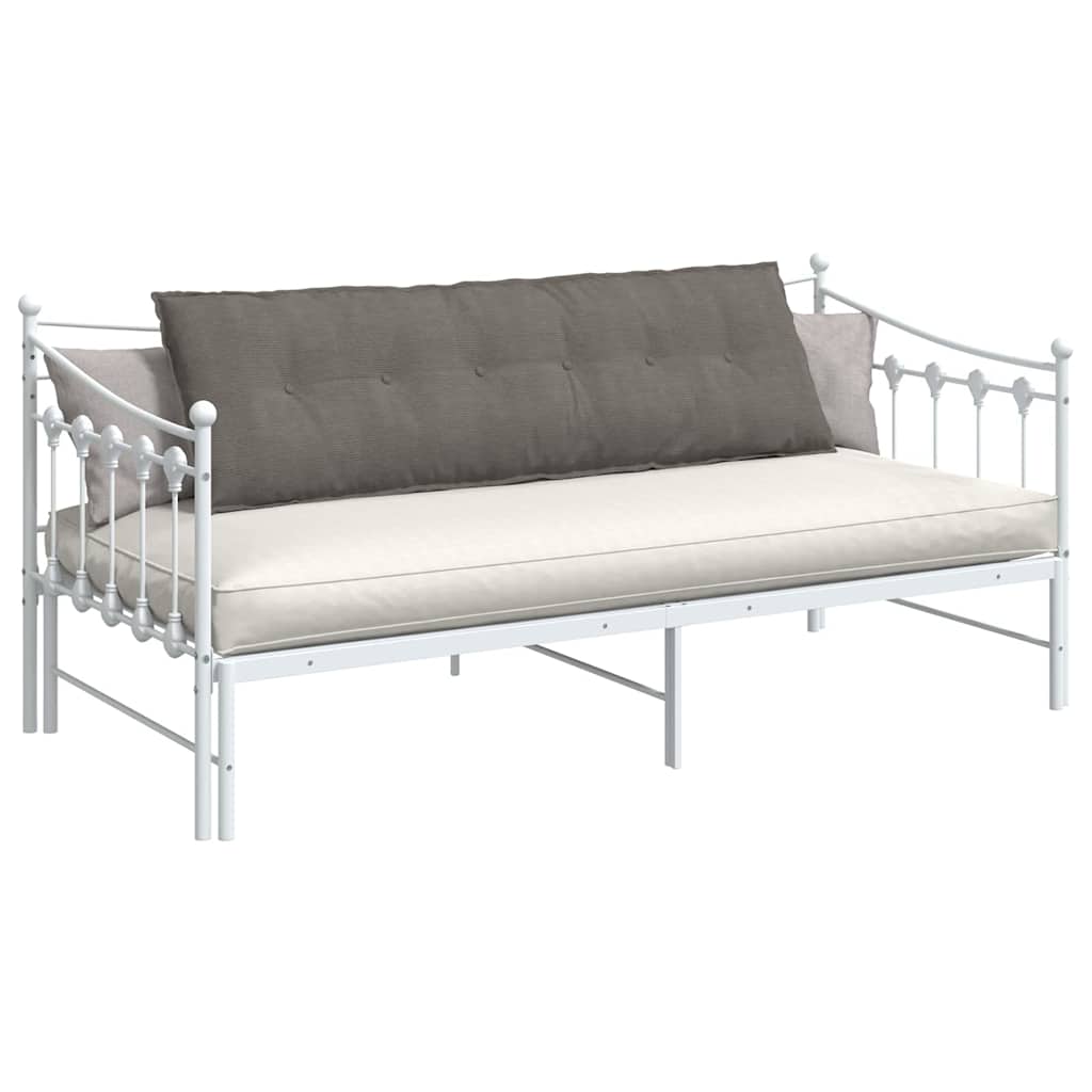 Rugkussen Lichtgrijs 160 x 50 cm Cordstof image 3