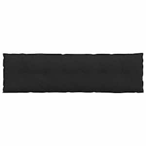 Polštář na záda Černá 180 x 19 x 50 cm textil - obrázek 6