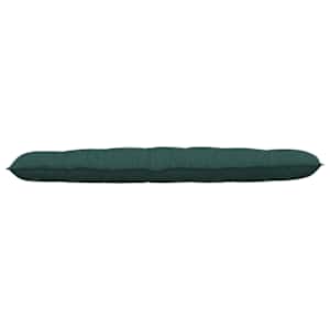 Polštář na záda Tmavě zelená 180 x 19 x 50 cm textil - obrázek 5