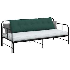 Polštář na záda Tmavě zelená 180 x 19 x 50 cm textil - obrázek 3
