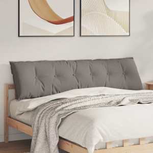 Polštář na záda Taupe 180 x 19 x 50 cm textil - obrázek 1