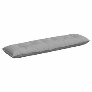 Polštář na záda Oblačno šedá 180 x 19 x 50 cm textil - obrázek 2