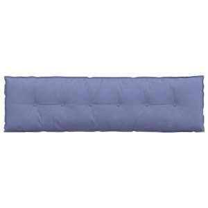 Polštář na záda Modrá džínovina 180 x 19 x 50 cm textil - obrázek 6