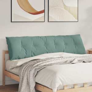 Polštář na záda Mořská zelená 180 x 50 cm Žebrovaná látka - obrázek 1