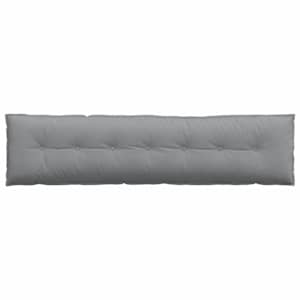 Polštář na záda Světle šedá 200 x 19 x 50 cm textil - obrázek 6