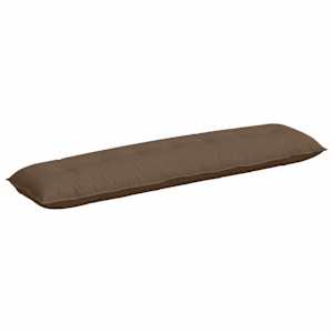 Polštář na záda Hnědá 200 x 19 x 50 cm textil - obrázek 2