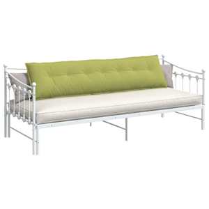 Polštář na záda Světlá zelená 200 x 19 x 50 cm textil - obrázek 3