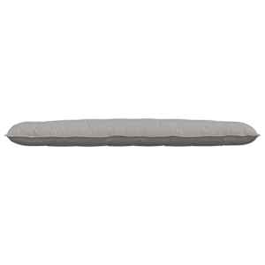 Polštář na záda Oblačno šedá 200 x 19 x 50 cm textil - obrázek 5