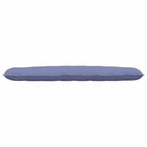 Polštář na záda Modrá džínovina 200 x 19 x 50 cm textil - obrázek 5
