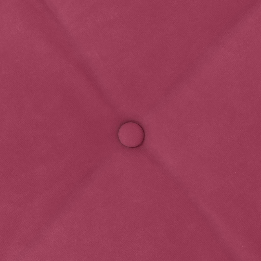 Rugkussen Wijnrood 200 x 50 cm Cordstof image 8