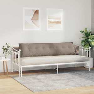 Polštář na záda Taupe 200 x 50 cm Mikrovlákno - obrázek 4