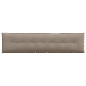 Polštář na záda Taupe 200 x 50 cm Mikrovlákno - obrázek 6