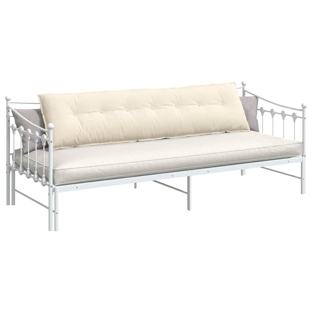 Rugkussen Crème 200 x 50 cm Cordstof image 3